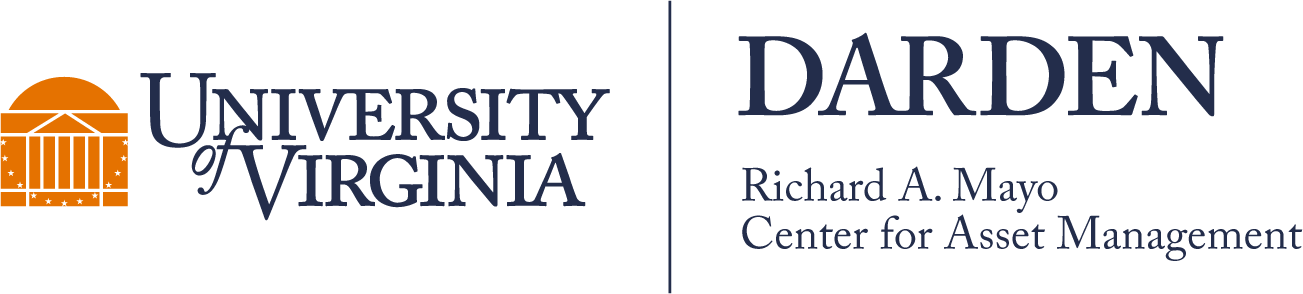 University of Virginia Darden School of Business Richard A. Mayo Center for Asset Management