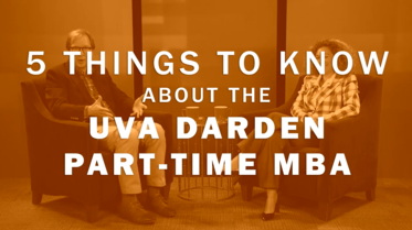 5 Things to Know About the Part-Time MBA