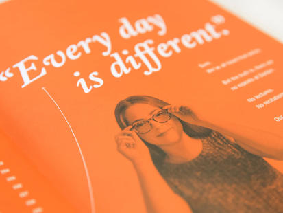 Darden brochure; Every day is different