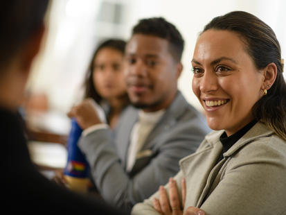 Darden MBA Students in South Lounge