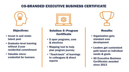 Co-Branded Executive Business Certificate Case Study
