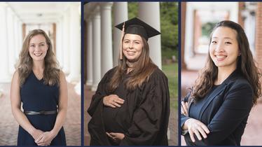 three women mba grads UVA Darden