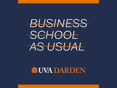 Not Business School As Usual, UVA Darden